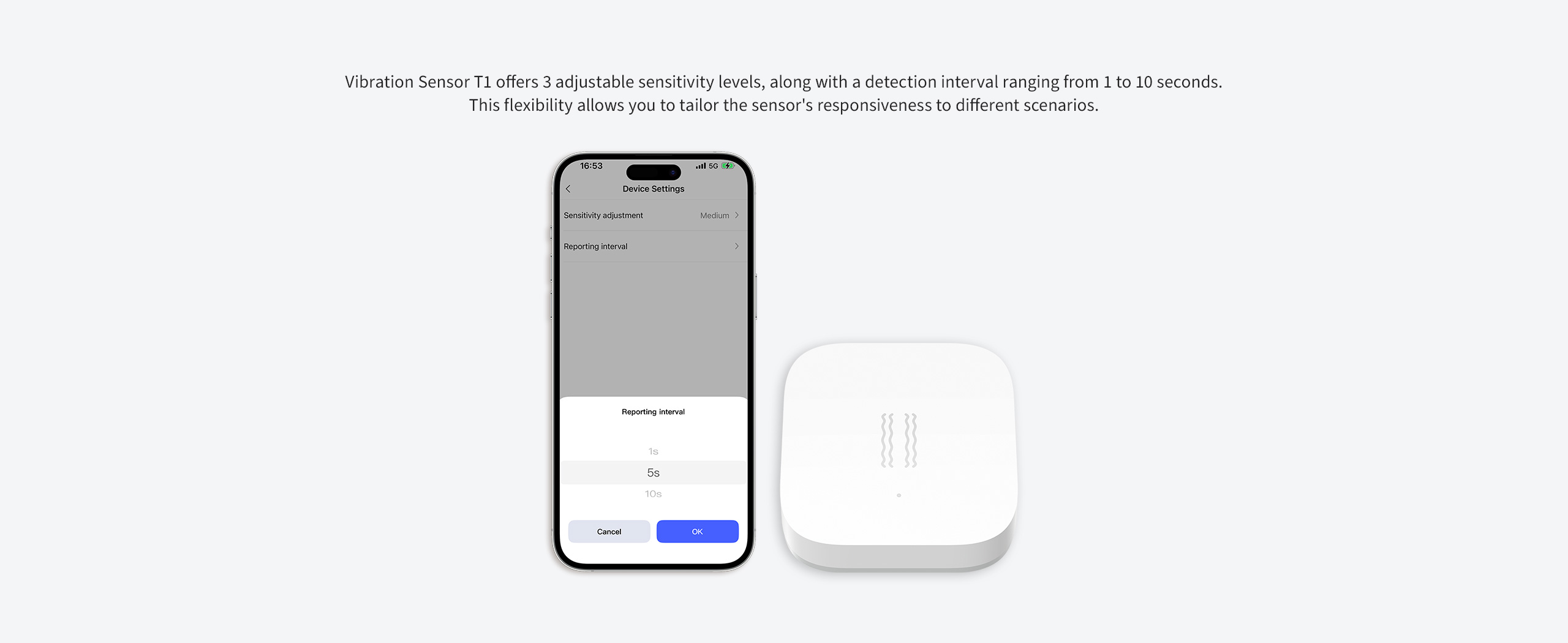 adjust sensibility levels